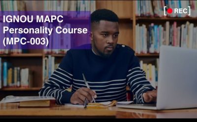 IGNOU MAPC Personality Recorded Course (MPC-003)