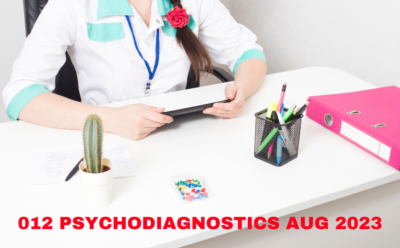 012 PSYCHODIAGNOSTICS AUG 2023