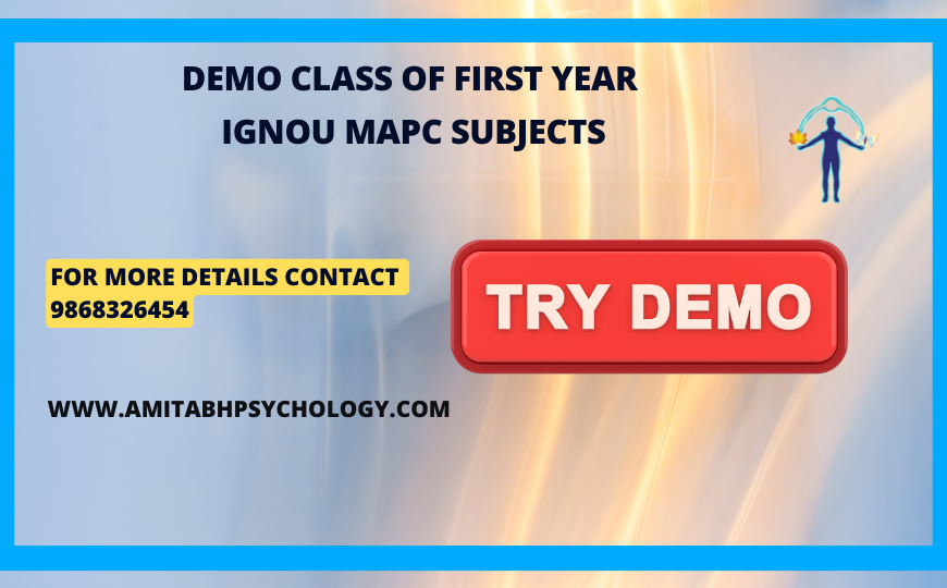 FREE DEMO CLASSES OF FIRST YEAR IGNOU SUBJECTS