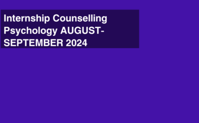 COUNSELLING Internship Aug – Sept 2024